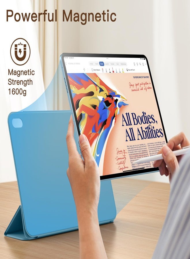 جي تيك جراب مغناطيسي من JETech لأجهزة iPad Air 11 بوصة M3/M2 (2025/2024)، وiPad Air 5/4 (2022/2020 الجيل الخامس/الرابع 10.9 بوصة)، وiPad Pro 11 (2018)، تثبيت مغناطيسي، غطاء رفيع للأجهزة اللوحية (أزرق) - Image 3